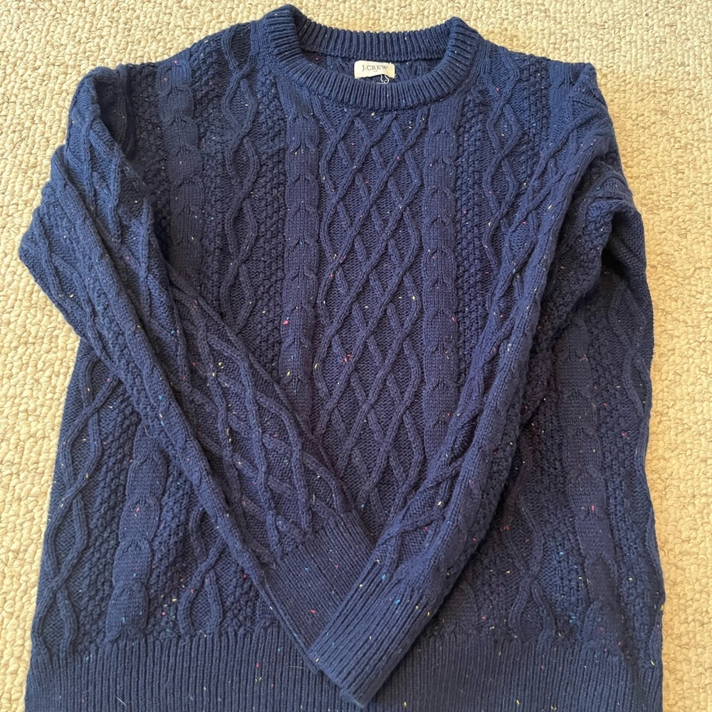 J. Crew blue sweater